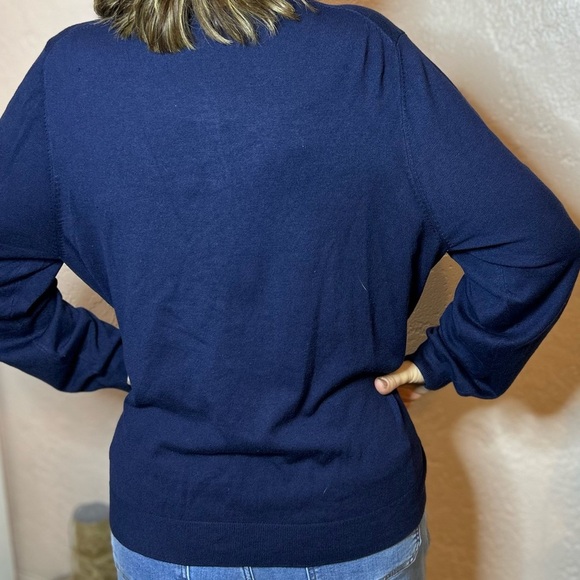 Croft & Barrow Navy Blue Sweater - Picture 12 of 12